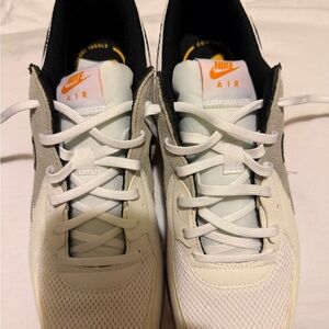 Nike Air Max White, Orange, Gray Men Sneakers